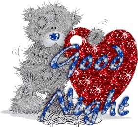 Good Night -- Teddy Bear with Heart