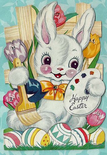 Happy Easter -- Vintage Card