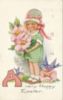 A Very Happy Easter -- Vintage Post Card