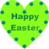 Happy Easter -- Green Heart