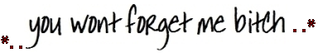 You Wont Forget