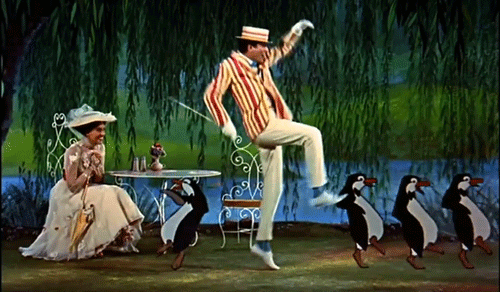 Mary Poppins penguin dance