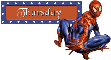 Thursday -- Spiderman