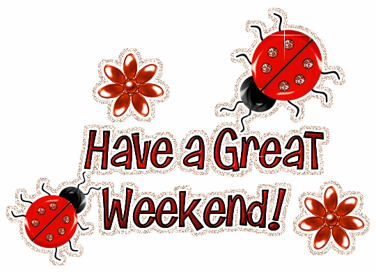Have a Great Weekend -- Ladybirds