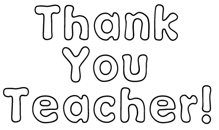 Thank You Teacher!