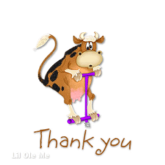 Thank You -- Cow