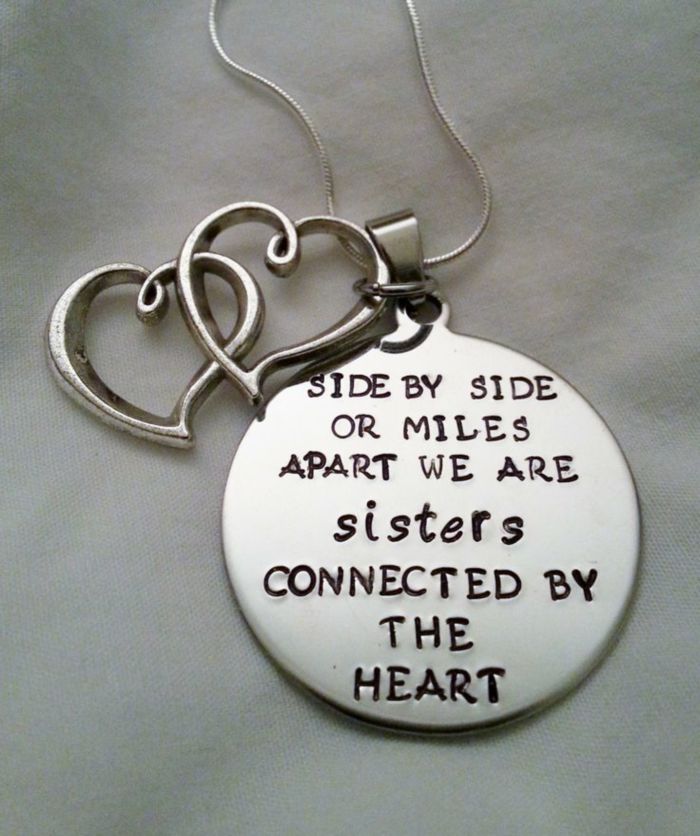 Side by Side or Miles Apart We are Sisters Connected by the Heart