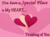 You have a Special Place in My Heart...Thinking of You