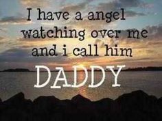 I have an angel watching over me and I call him DADDY