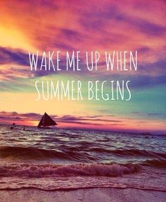 Wake Me Up When Summer Begins