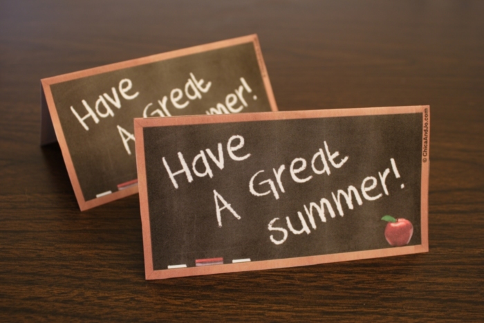 End of school! Have a Great Summer!