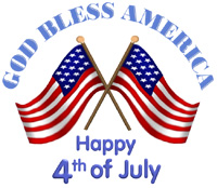 Happy 4th of July! God Bless America