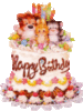Happy Birthday -- Cake with cute animals