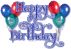 Happy Birthday  -- Balloons