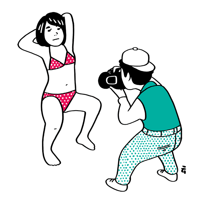 Photographer and Model