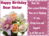 Happy Birthday Dear Sister 