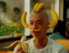 Funny Japanese banana man