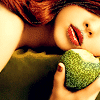 Girl Red Lips with Apple Avatar