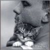 P.S. I Love you -- Man and Kitten
