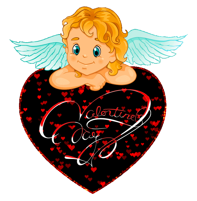 Valentine's Day -- Cupid and Heart