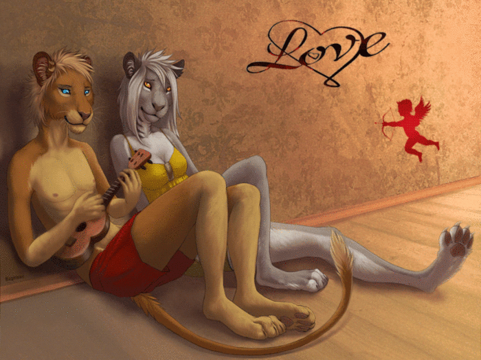 Love -- Couple of Lions