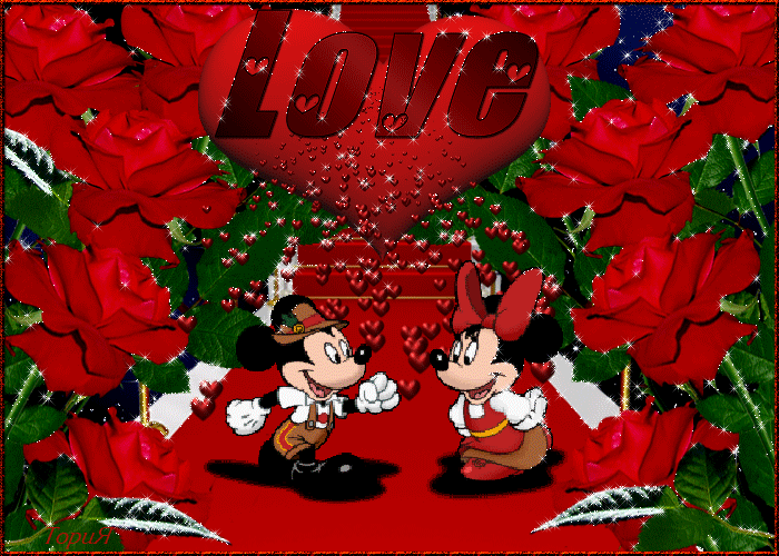 Love -- Mickey and Minnie Mouse