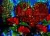 Love is... -- Heart and Roses