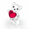 Happy Valentine's Day -- Crystal Bear with Heart
