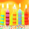 Happy Birthday! -- Birthday Cake with Candles