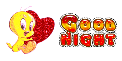 Good Night -- Tweety with Heart