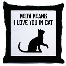 MEOW means I love you in cat