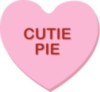 Cutie Pie --  Pink Heart