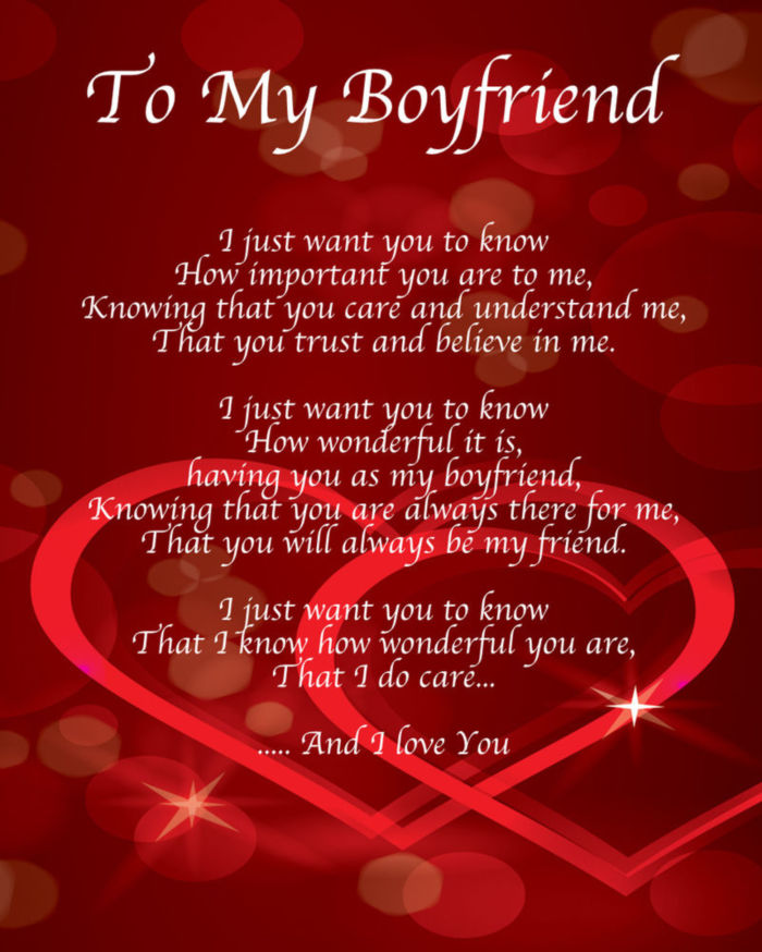 To My Boyfriend