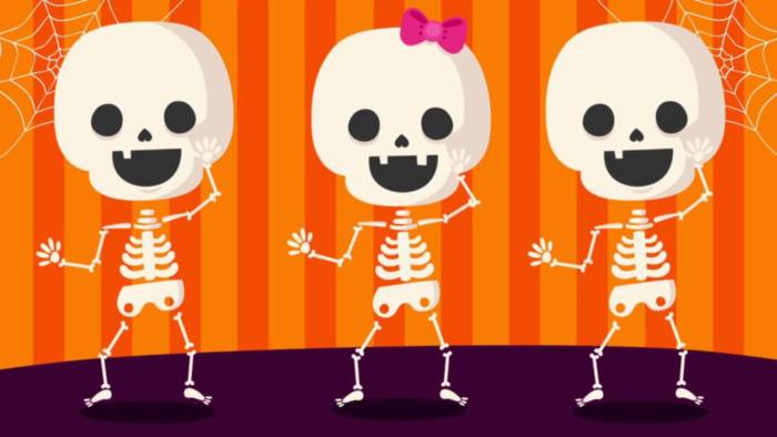 Happy Halloween -- Dancing Skeletons
