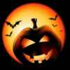 Happy Halloween -- Pumpkin and Bats