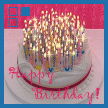Happy Birthday cake candles