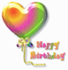 Happy Birthday! -- Balloon, Heart