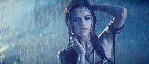 Selena Gomez in the Rain