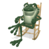 Frog in Armchair