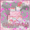 Happy Birthday -- Pink Hearts