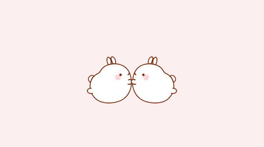 Cute Kawaii Animated Bunny in Love
