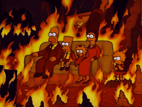 Simpsons on Fire