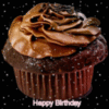 Happy Birthday -- Chocolate Cupcake