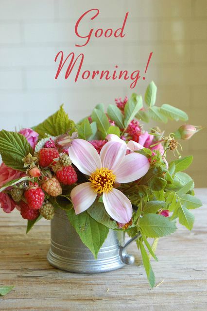 Good Morning! -- Flowers