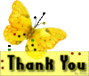 Thank You -- Yellow Butterfly