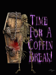 Halloween Time For A Coffee Break