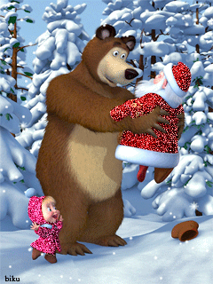 Merry Christmas -- Masha and Bear