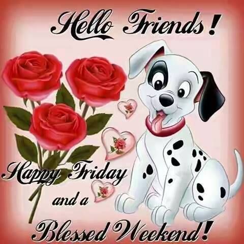 Hello Friends! Happy Friday and a Blessed Weekend!