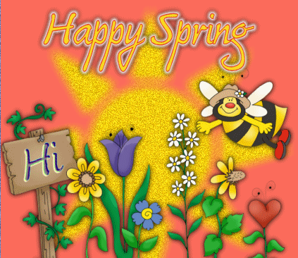 Hi! Happy Spring!