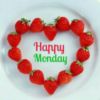 Happy Monday -- Strawberry Heart 